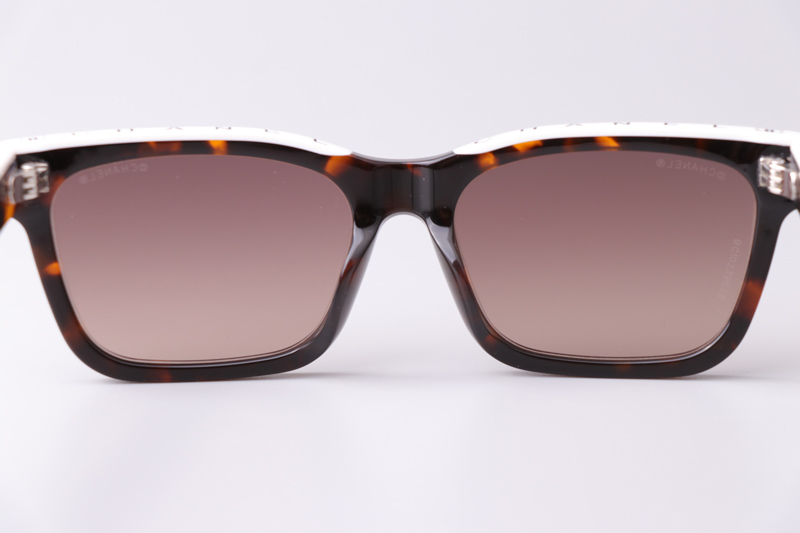 CH5417 Sunglasses Tortoise White Gradient Brown