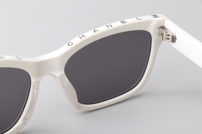 CH5417 Sunglasses White Gray
