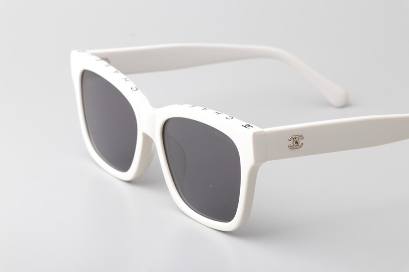 CH5417 Sunglasses White Gray