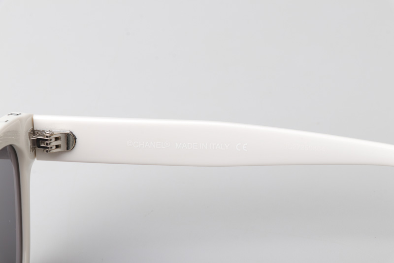 CH5417 Sunglasses White Gray