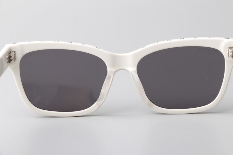 CH5417 Sunglasses White Gray