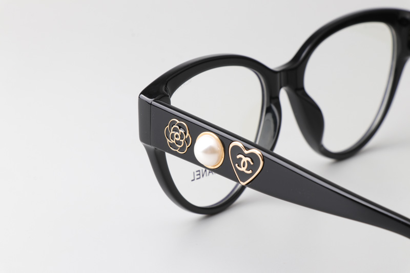 CH5477 Eyeglasses Pearl Black