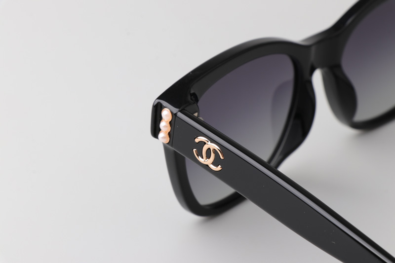 CH5482H Sunglasses Black Gradient Gray