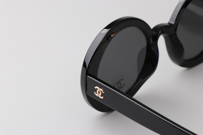 CH5489 Sunglasses Black Gray