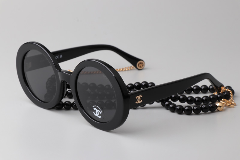 CH5489 Sunglasses Black Gray