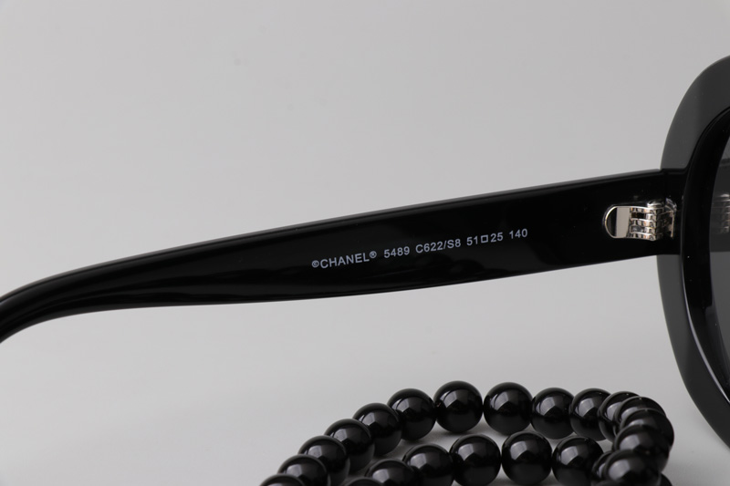 CH5489 Sunglasses Black Gray