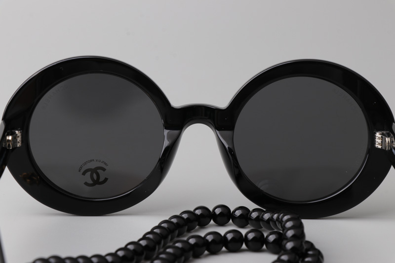 CH5489 Sunglasses Black Gray