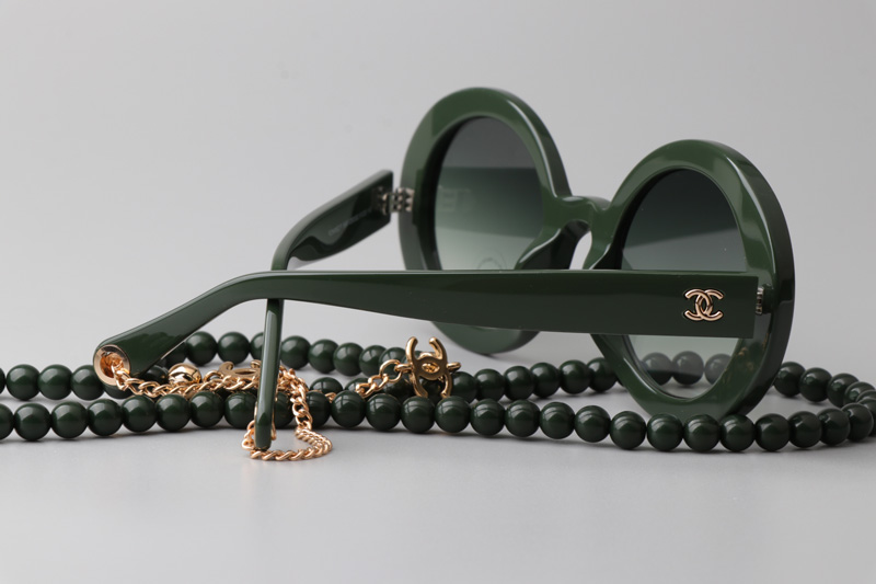 CH5489 Sunglasses Green Gradient Green