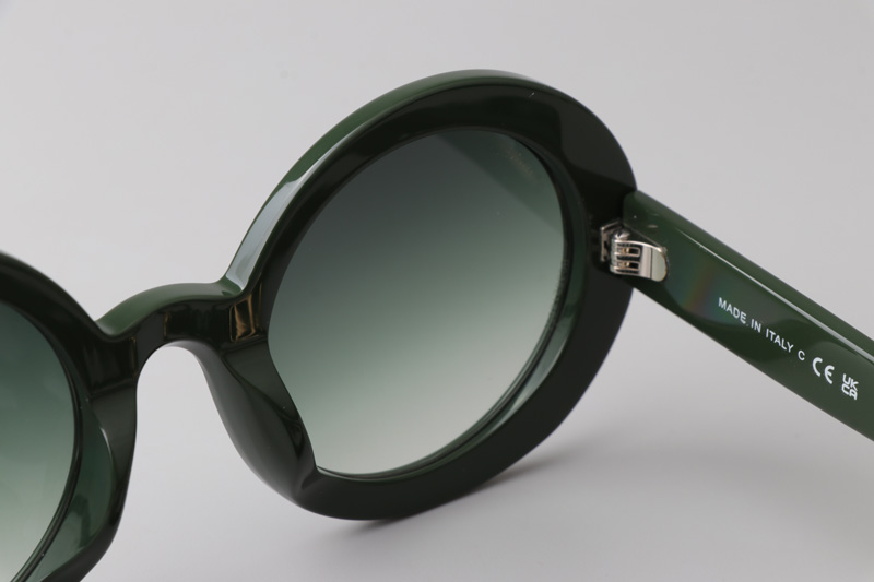 CH5489 Sunglasses Green Gradient Green