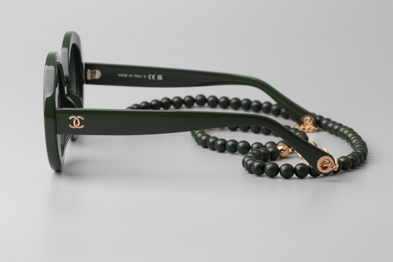 CH5489 Sunglasses Green Gradient Green