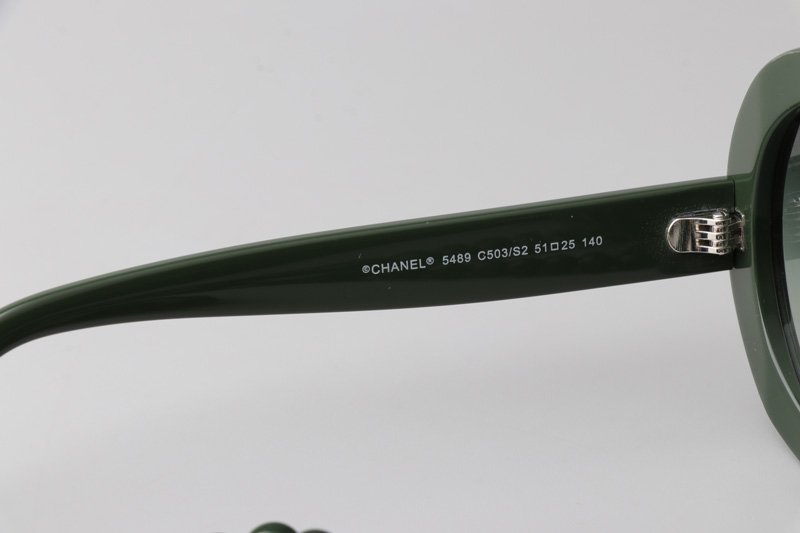 CH5489 Sunglasses Green Gradient Green
