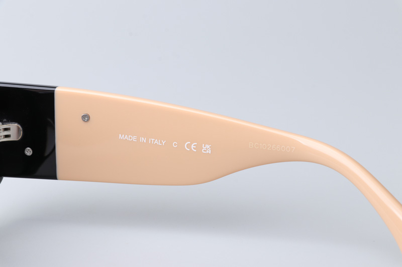 CH5524 Sunglasses Black Cream Gray