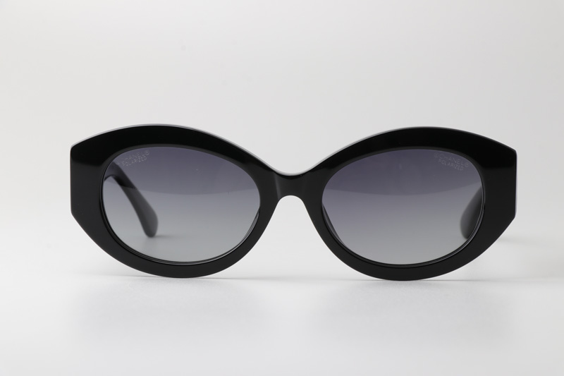 CH5528 Sunglasses Black Gradient Gray