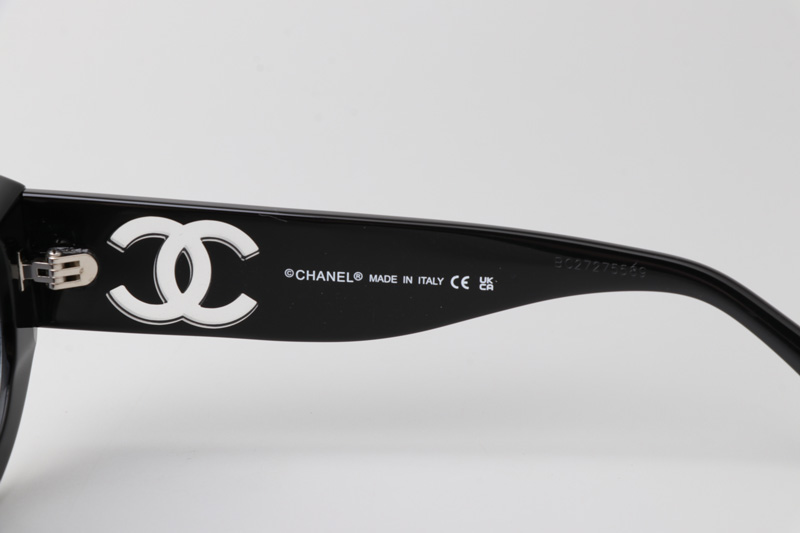 CH5528 Sunglasses Black Gradient Gray