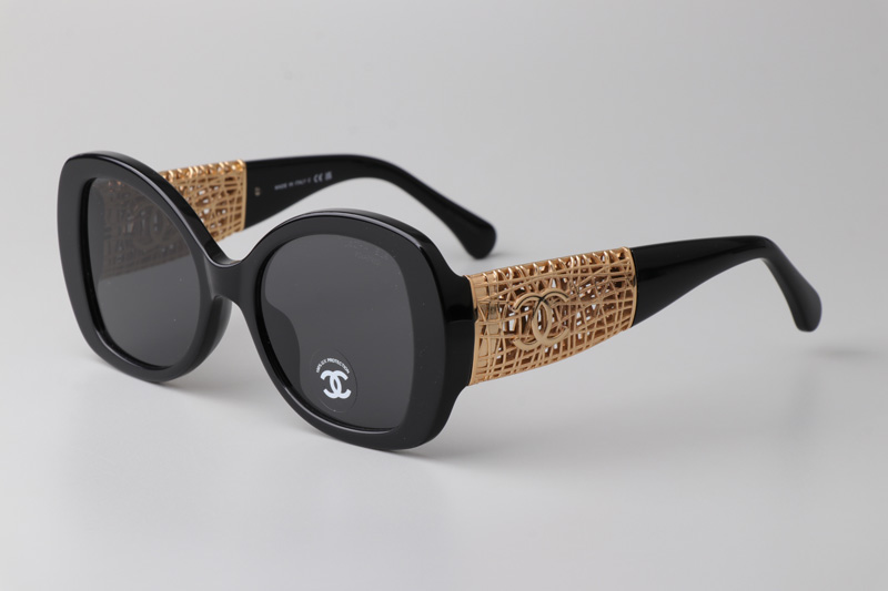 CH5531 Sunglasses Black Gray