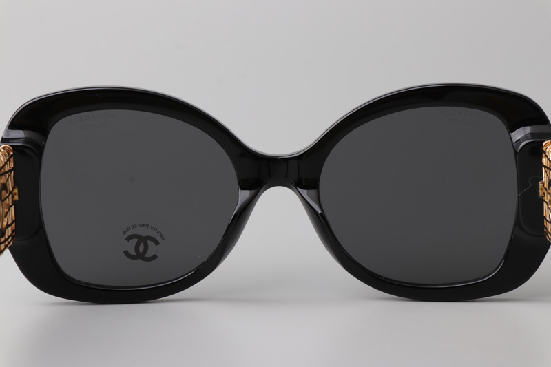 CH5531 Sunglasses Black Gray