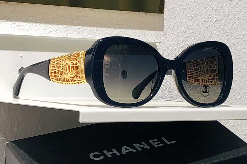 CH5531 Sunglasses Blue Gradient Gray