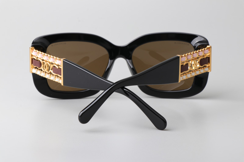 CH5535Q Sunglasses Black Gradient Brown