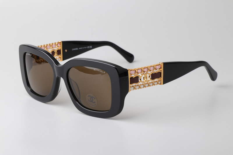 CH5535Q Sunglasses Black Gradient Brown