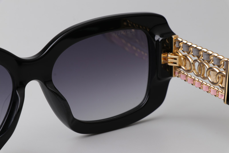 CH5535Q Sunglasses Black Gradient Gray