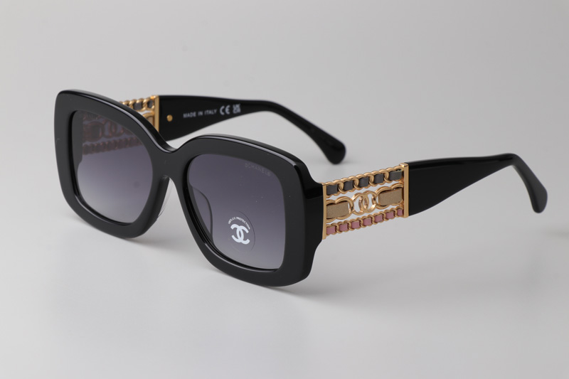 CH5535Q Sunglasses Black Gradient Gray