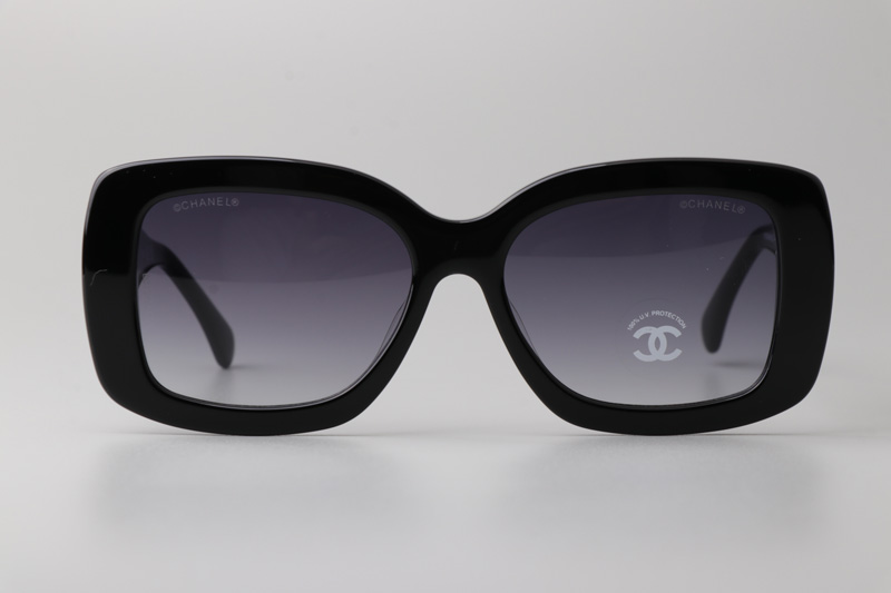 CH5535Q Sunglasses Black Gradient Gray