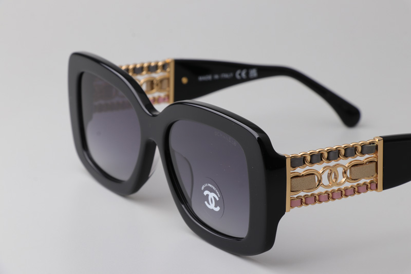 CH5535Q Sunglasses Black Gradient Gray