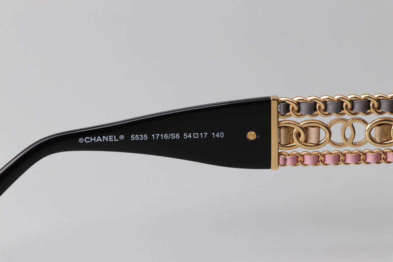 CH5535Q Sunglasses Black Gradient Gray