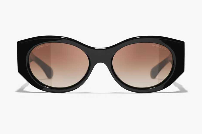 CH5536Q Sunglasses Black Gradient Brown