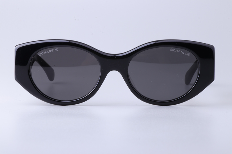 CH5536Q Sunglasses Black Gray