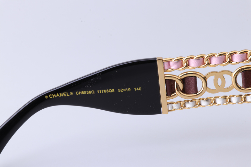 CH5536Q Sunglasses Black Gray