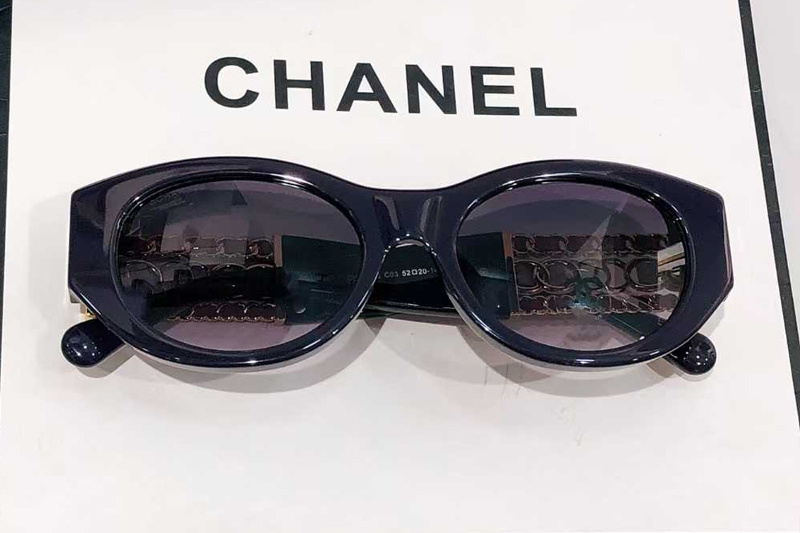 CH5536Q Sunglasses Purple Gradient Gray