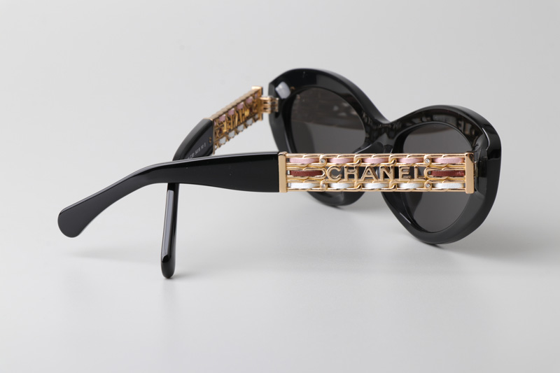 CH5538Q Sunglasses Black Gray