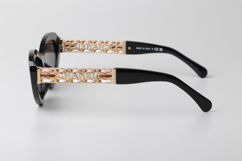 CH5538Q Sunglasses Black Gray