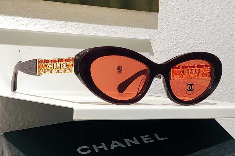 CH5538Q Sunglasses Wine Pink