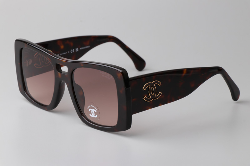 CH5539 Sunglasses Tortoise Gradient Brown