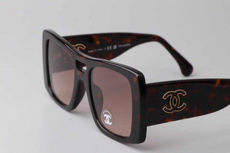 CH5539 Sunglasses Tortoise Gradient Brown