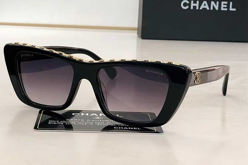CH5540 Sunglasses Black Gradient Gray
