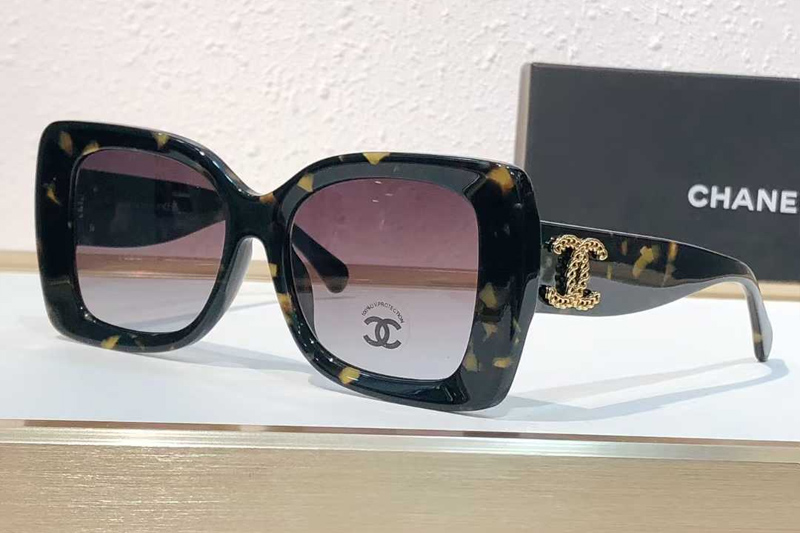 CH5555 Sunglasses Tortoise Gradient Gray