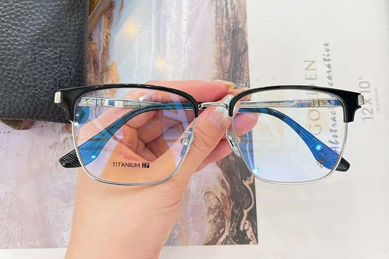 CH5556 Eyeglasses Black Silver