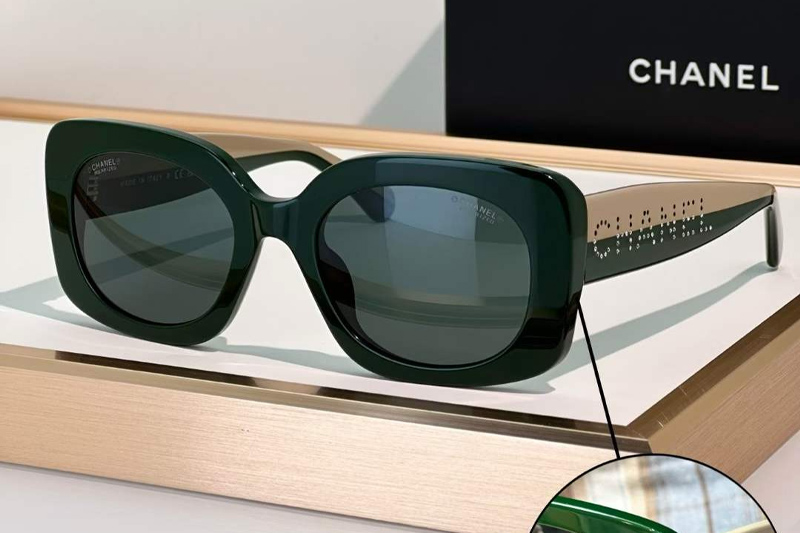 CH5563B Sunglasses Green Green