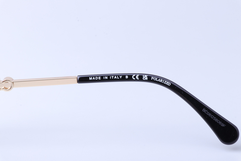 CH5565 Sunglasses Black Gold Gray