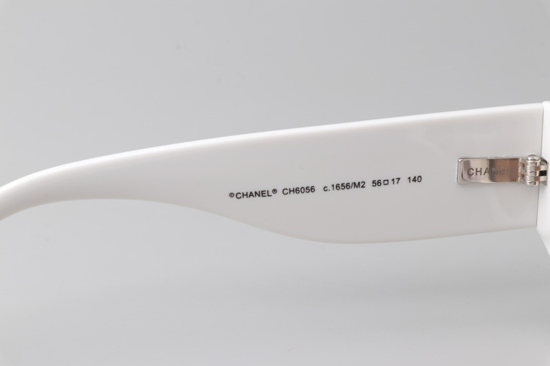 CH6056 Sunglasses Black White Brown