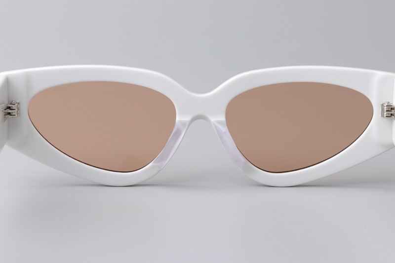 CH6056 Sunglasses Black White Brown