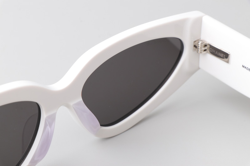 CH6056 Sunglasses Black White Gray