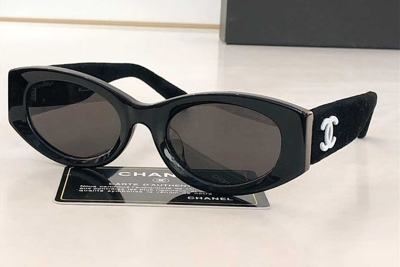 CH6066 Sunglasses Black Gray