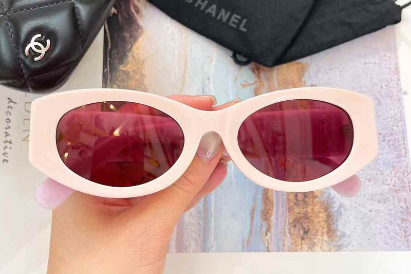 CH6066 Sunglasses Pink Red
