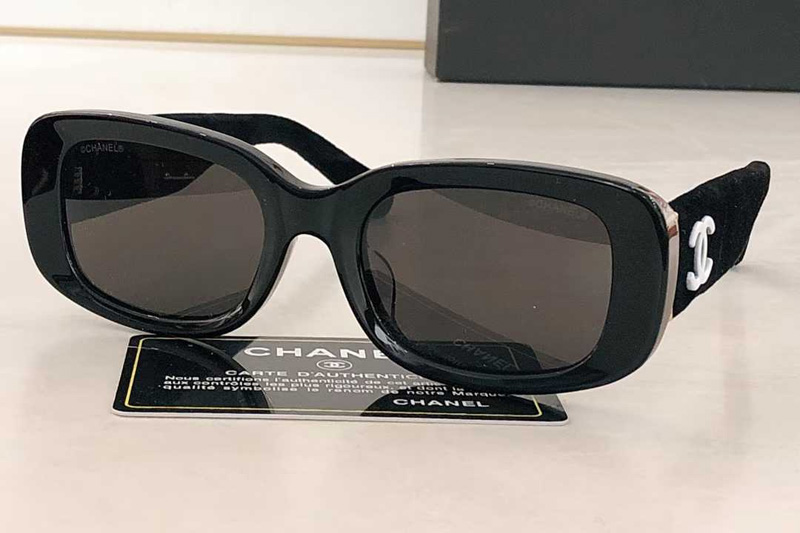 CH6067 Sunglasses Black Gray