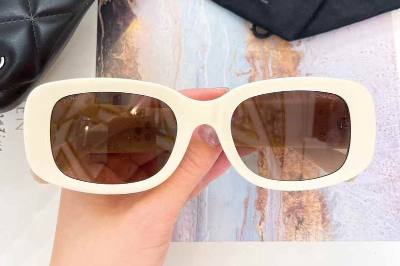 CH6067 Sunglasses Cream Gradient Brown