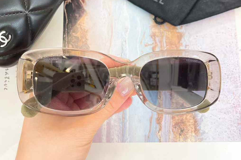 CH6067 Sunglasses Transparent Gradient Gray